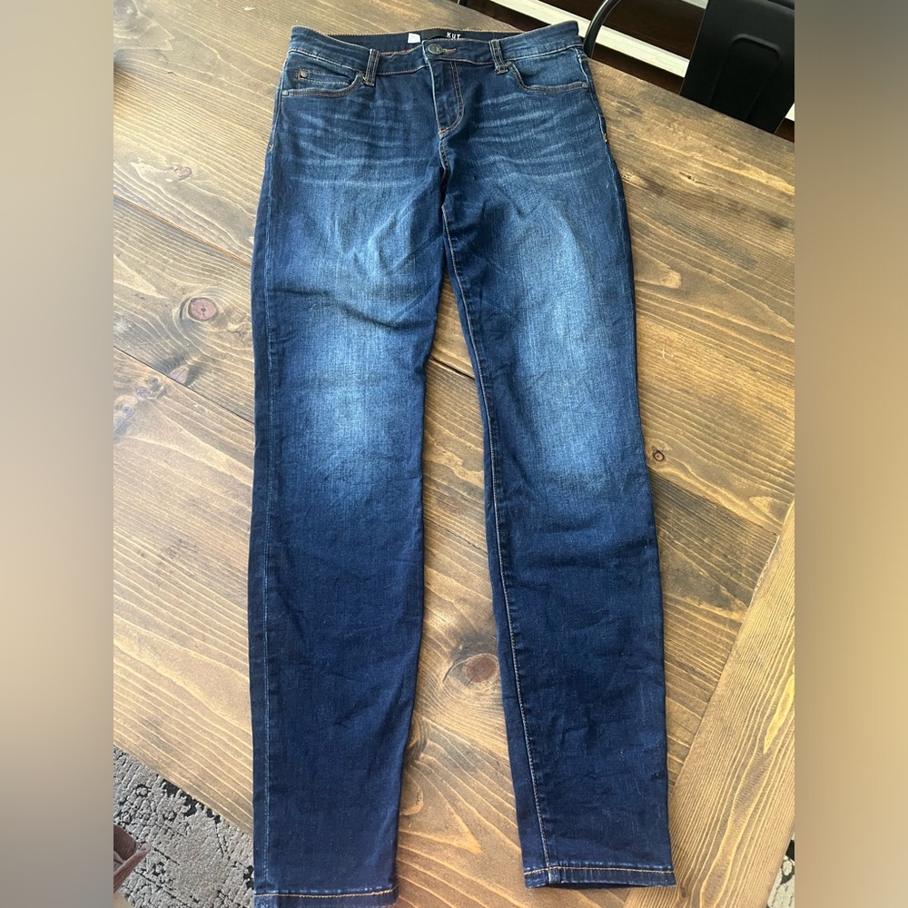 KUT from the Kloth Mia high rise Toothpick Skinny Jeans